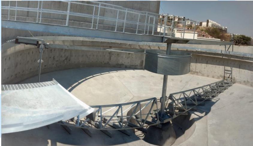 Sedimentador PTAR El Mirador Querétaro